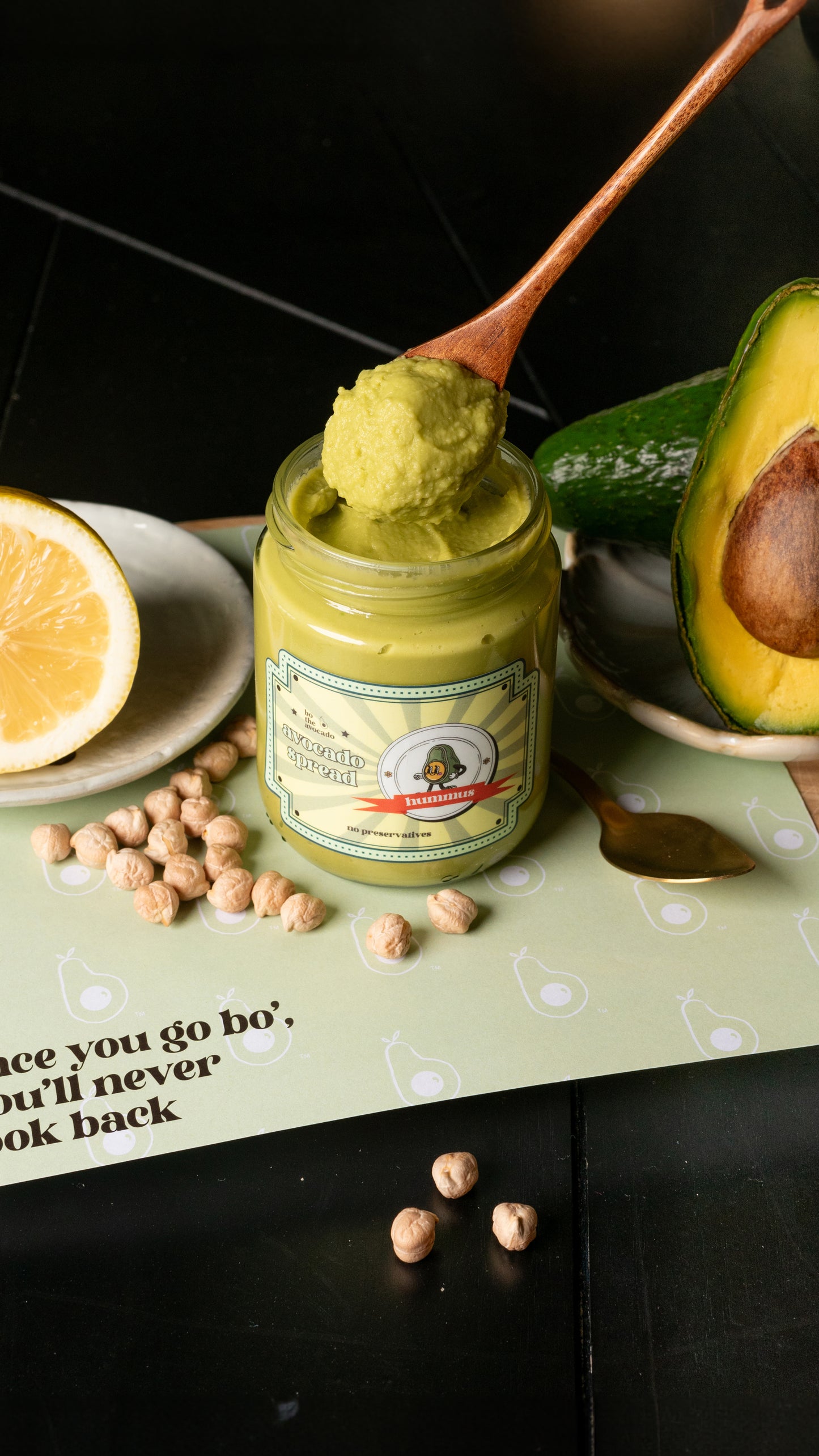 Avocado Hummus Spread